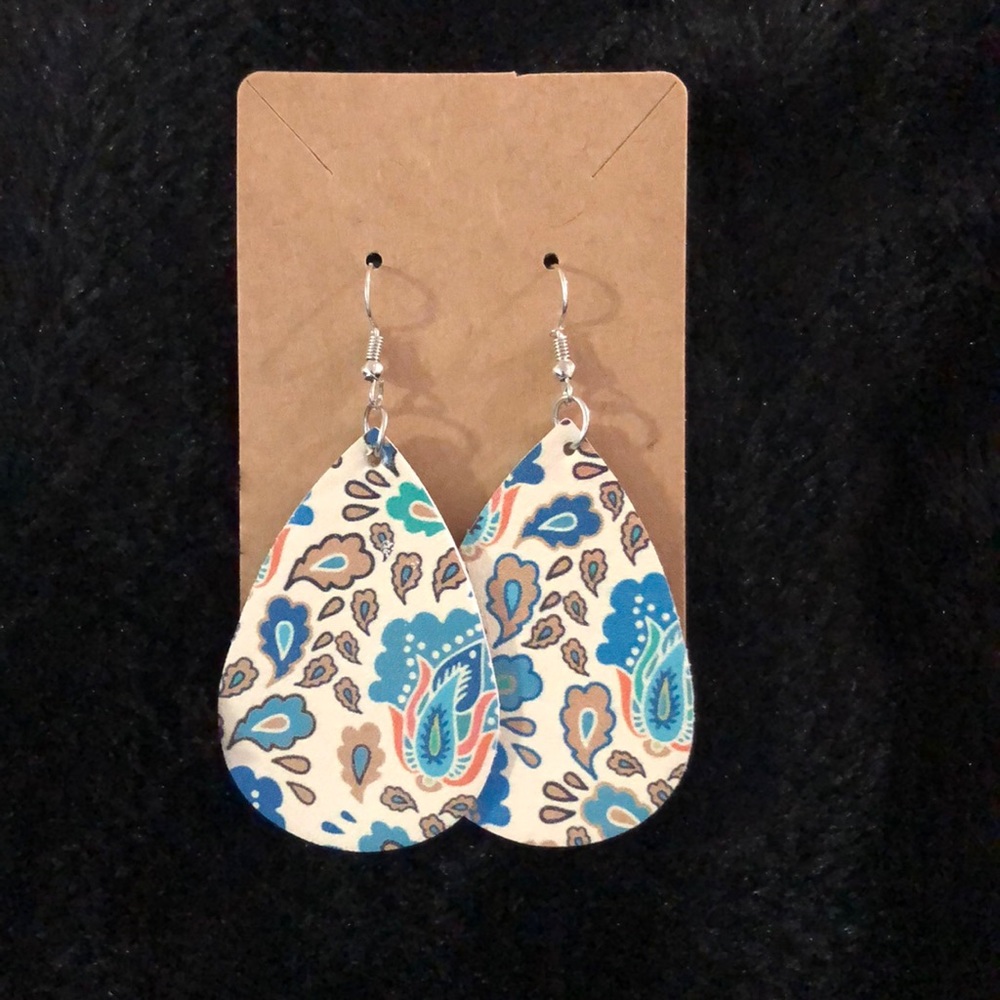 Faux Leather Earrings